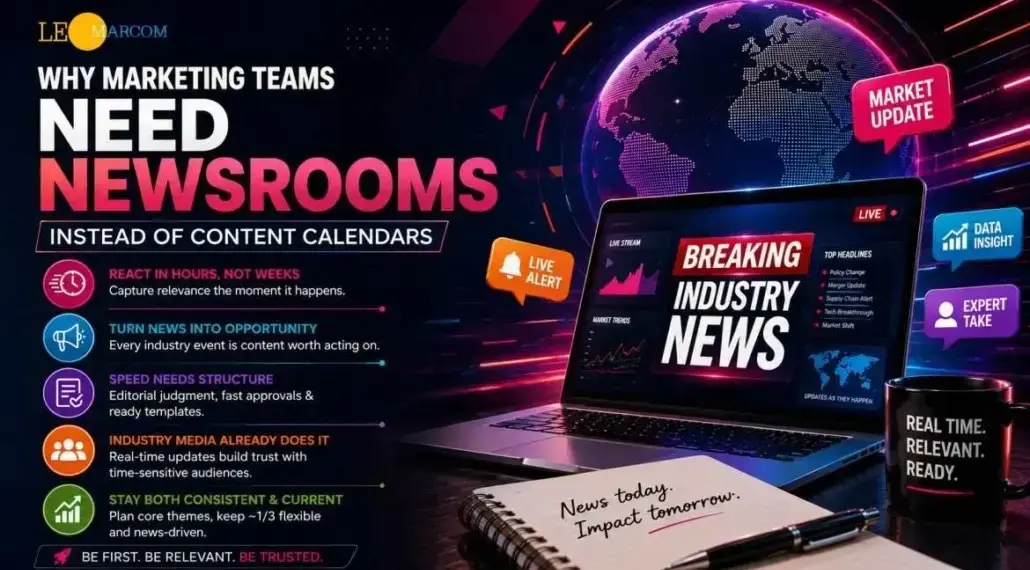 Why Marketing Teams Need Newsrooms Instead of Content Calendars