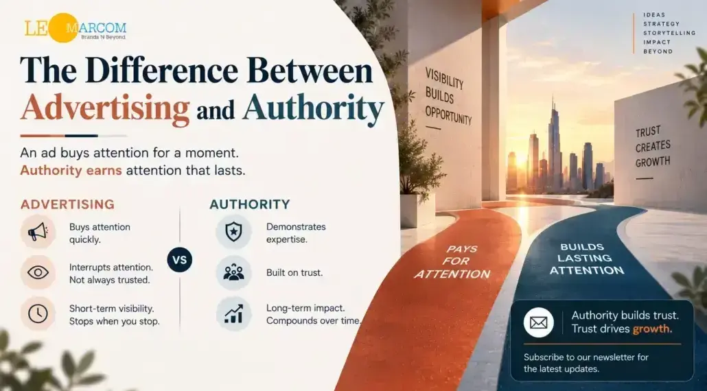 The Difference Between Advertising and Authority