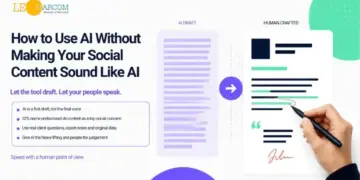 How to Use AI Without Making Your Social Content Sound Like AI